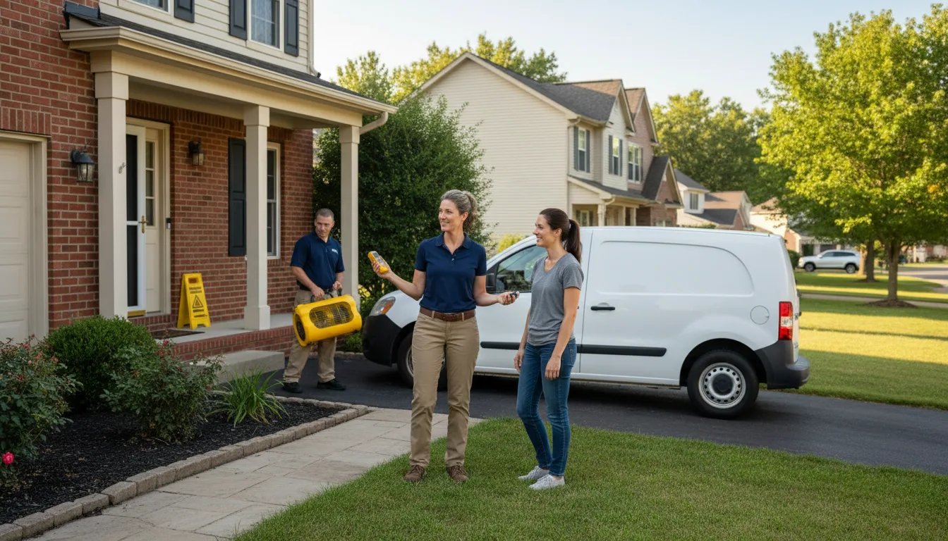 Residential water damage restoration in Swansboro, NC